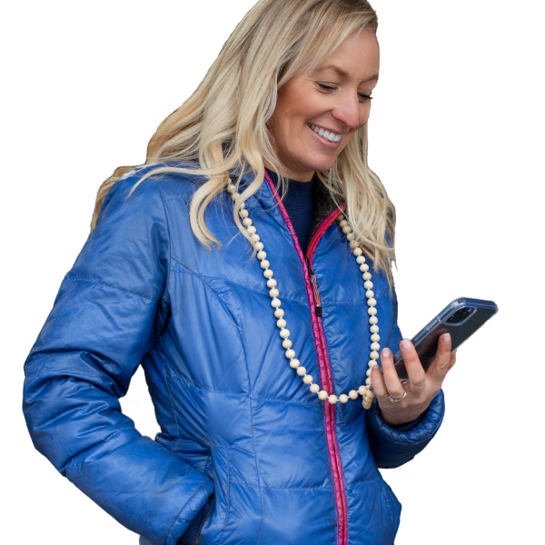 Knotty & Nice Crossbody Cell Phone Wood Chain